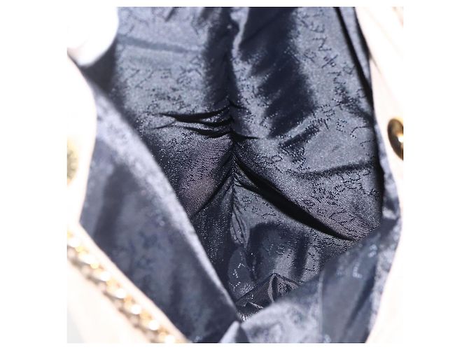 Autre Marque Bolso de mano Stella MacCartney de poliéster dorado 495151 Auth BA10100 - vista 17