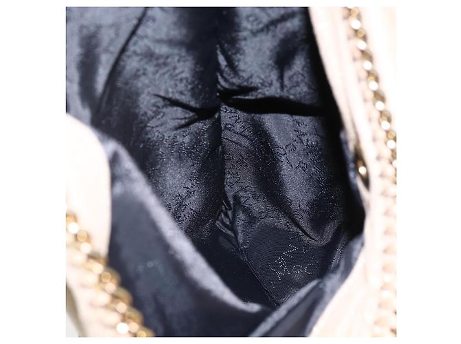 Autre Marque Bolso de mano Stella MacCartney de poliéster dorado 495151 Auth BA10100 - vista 18