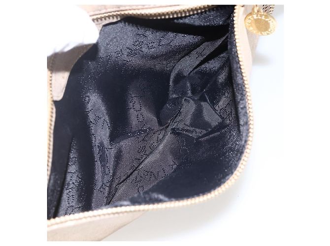 Autre Marque Bolso de mano Stella MacCartney de poliéster dorado 495151 Auth BA10100 - vista 19