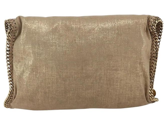 Autre Marque Bolso de mano Stella MacCartney de poliéster dorado 495151 Auth BA10100 - vista 2