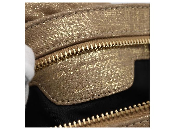 Autre Marque Bolso de mano Stella MacCartney de poliéster dorado 495151 Auth BA10100 - vista 20
