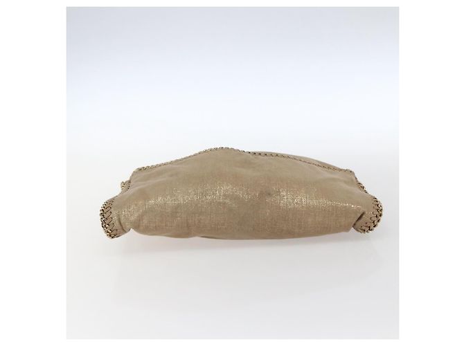 Autre Marque Bolso de mano Stella MacCartney de poliéster dorado 495151 Auth BA10100 - vista 5