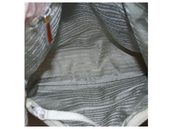 PRADA Tote Bag aus Nylon in Pink Silber authentisch bs33040 - Ansicht 11