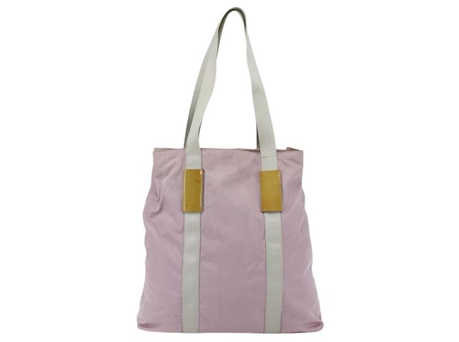 PRADA Tote Bag aus Nylon in Pink Silber authentisch bs33040 - Ansicht 13