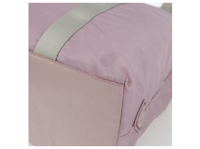 PRADA Tote Bag aus Nylon in Pink Silber authentisch bs33040 - Ansicht 15