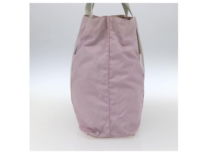 PRADA Tote Bag aus Nylon in Pink Silber authentisch bs33040 - Ansicht 4