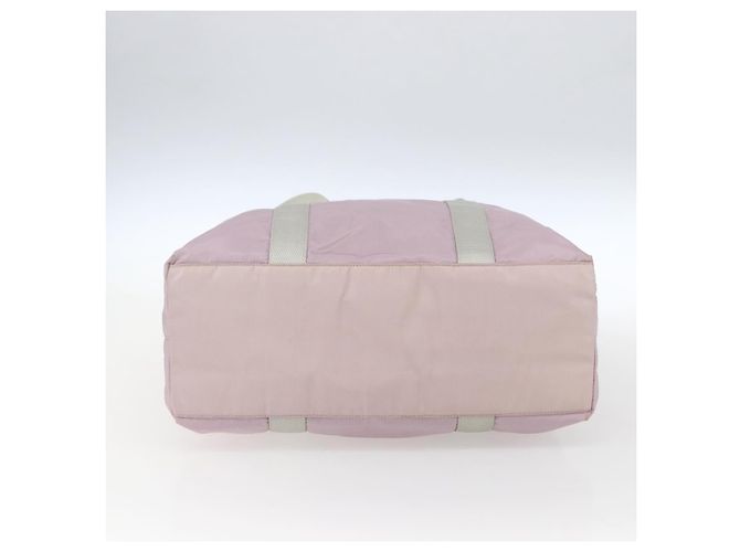PRADA Tote Bag aus Nylon in Pink Silber authentisch bs33040 - Ansicht 5