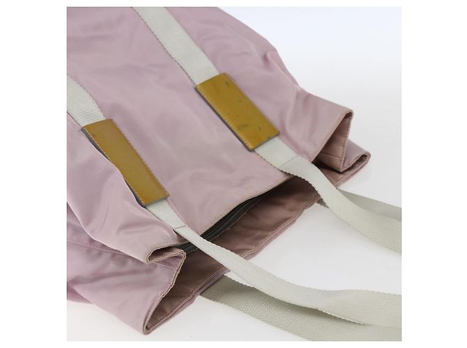 PRADA Tote Bag aus Nylon in Pink Silber authentisch bs33040 - Ansicht 6