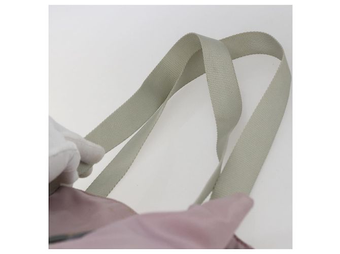 PRADA Tote Bag aus Nylon in Pink Silber authentisch bs33040 - Ansicht 8