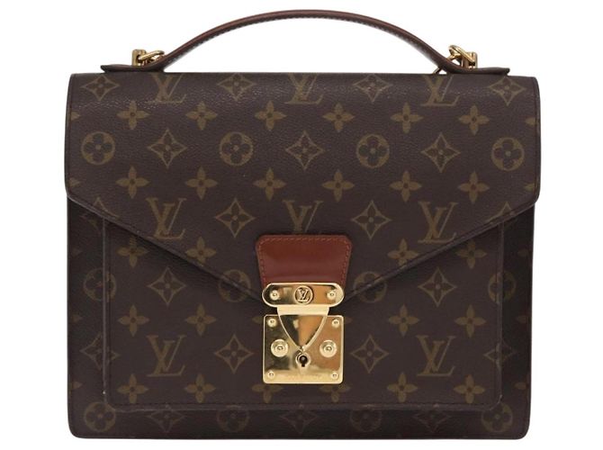 LOUIS VUITTON Borsa a Mano Monceau 28 Monogram M51185 LV Auth ep13251 Monogramma - vista 13