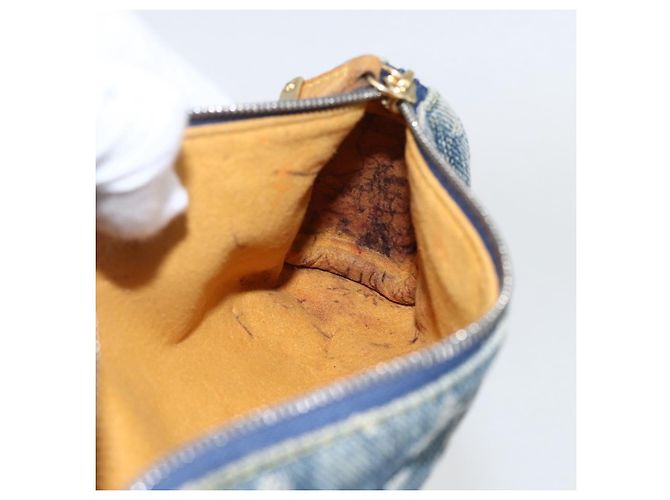 LOUIS VUITTON Pochette Monogram in Denim Speedy GM Blu M95081 Auth 169818A - vista 18