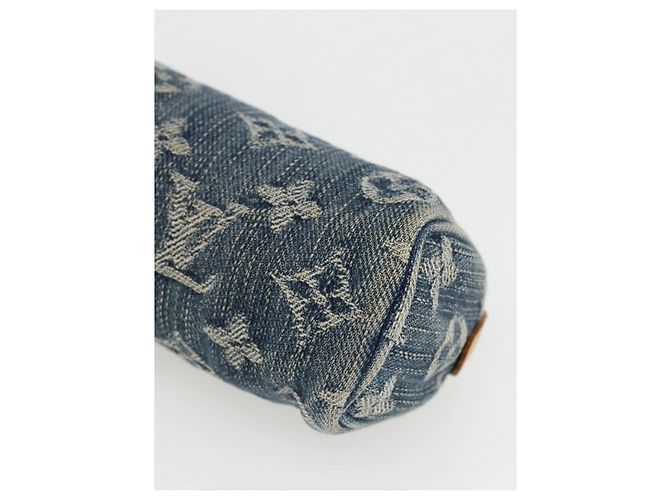 LOUIS VUITTON Pochette Monogram in Denim Speedy GM Blu M95081 Auth 169818A - vista 7