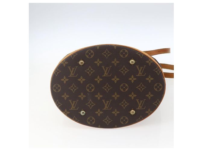 LOUIS VUITTON Borsa a Spalla Monogram Bucket GM M42236 LV Auth 170152 Monogramma - vista 5