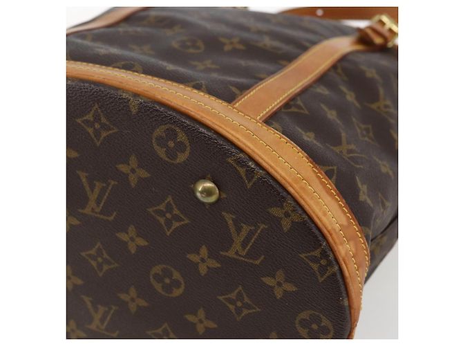 LOUIS VUITTON Borsa a Spalla Monogram Bucket GM M42236 LV Auth 170152 Monogramma - vista 9