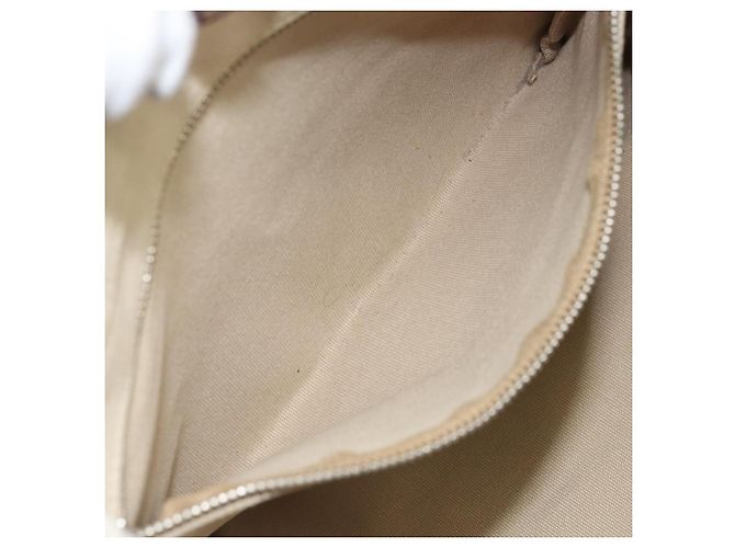 PRADA Tote Bag aus Canvas Beige Silber Authentisch 170406 - Ansicht 22