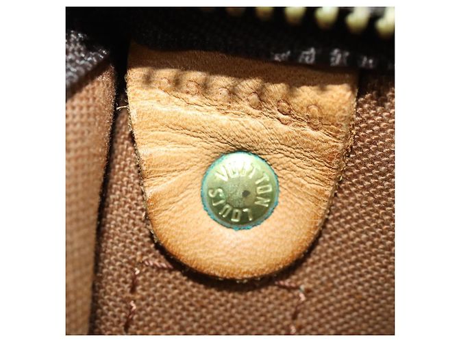 LOUIS VUITTON Borsa Boston Monogram Keepall Bandoulière 55 M41414 LV Auth bs33008 Monogramma - vista 12