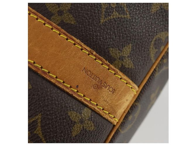 LOUIS VUITTON Borsa Boston Monogram Keepall Bandoulière 55 M41414 LV Auth bs33008 Monogramma - vista 20