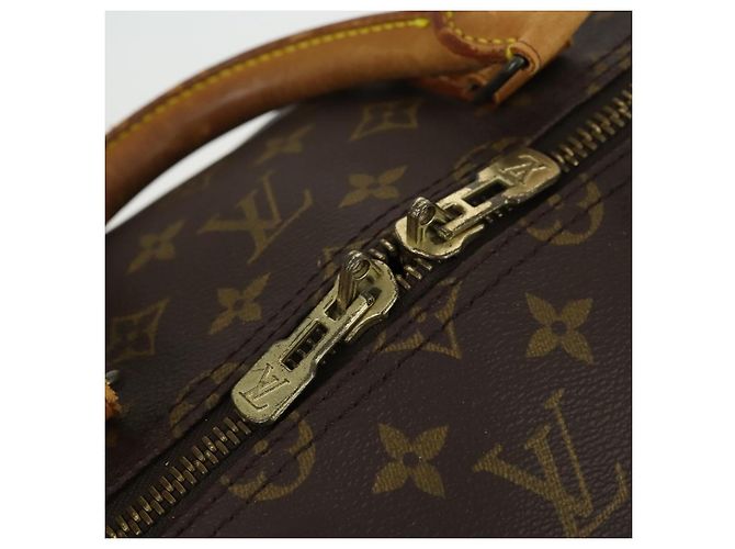 LOUIS VUITTON Borsa Boston Monogram Keepall Bandoulière 55 M41414 LV Auth bs33008 Monogramma - vista 22
