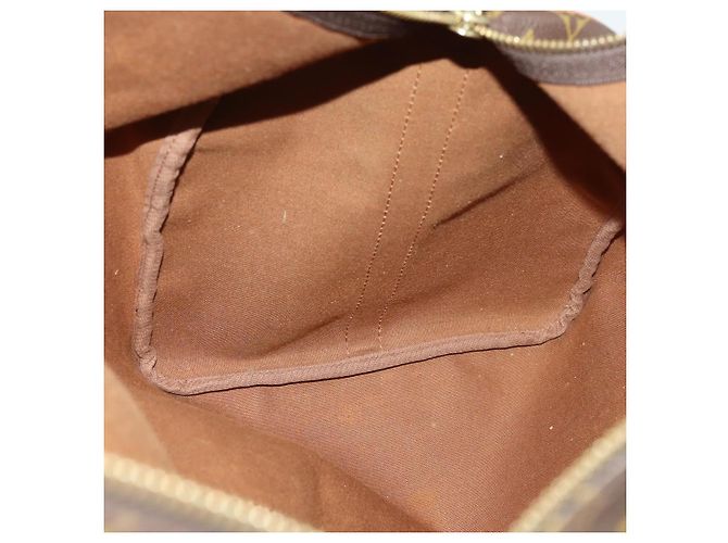 LOUIS VUITTON Borsa Boston Monogram Keepall Bandoulière 55 M41414 LV Auth bs33008 Monogramma - vista 23