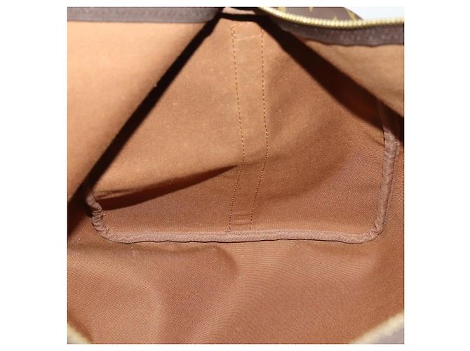 LOUIS VUITTON Borsa Boston Monogram Keepall Bandoulière 55 M41414 LV Auth bs33008 Monogramma - vista 24