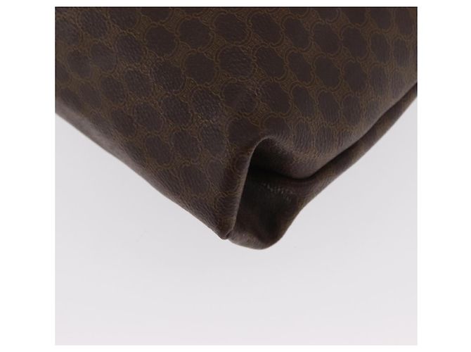 Céline Borsa tote in tela Macadam CELINE in pelle PVC marrone oro Auth 170367 D'oro - vista 14