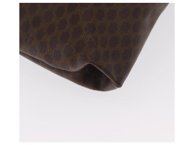 Céline Borsa tote in tela Macadam CELINE in pelle PVC marrone oro Auth 170367 D'oro - vista 15
