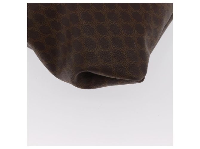 Céline Borsa tote in tela Macadam CELINE in pelle PVC marrone oro Auth 170367 D'oro - vista 16