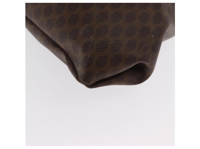 Céline Borsa tote in tela Macadam CELINE in pelle PVC marrone oro Auth 170367 D'oro - vista 9