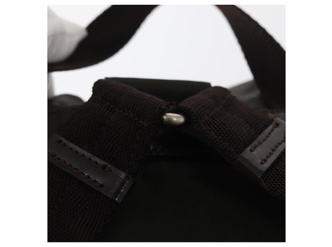 PRADA Backpack Nylon Khaki Silver Auth 166105 Silvery - view 15
