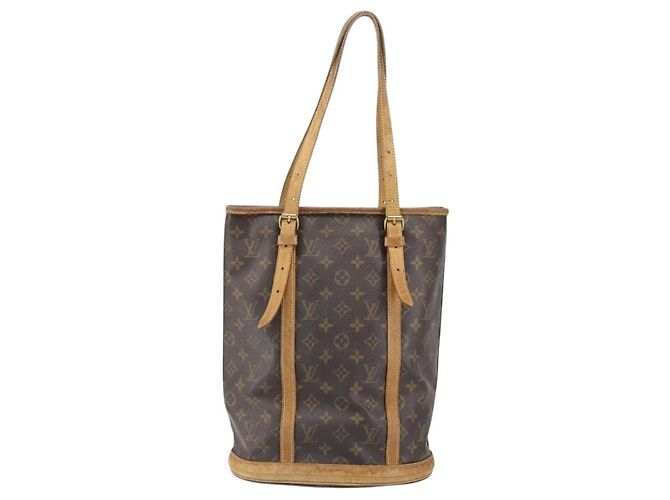 LOUIS VUITTON Borsa a Spalla Monogram Bucket GM M42236 LV Auth bs33062 Monogramma - vista 13