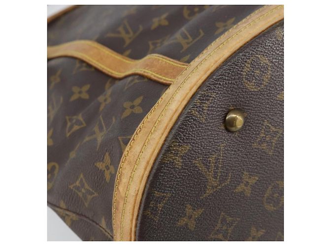 LOUIS VUITTON Borsa a Spalla Monogram Bucket GM M42236 LV Auth bs33062 Monogramma - vista 15