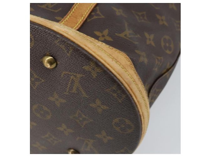 LOUIS VUITTON Borsa a Spalla Monogram Bucket GM M42236 LV Auth bs33062 Monogramma - vista 16