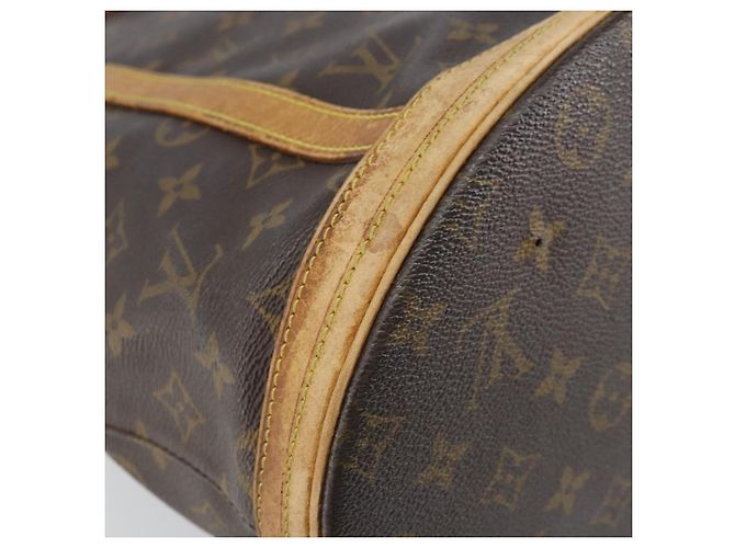 LOUIS VUITTON Borsa a Spalla Monogram Bucket GM M42236 LV Auth bs33062 Monogramma - vista 17