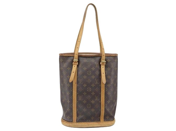 LOUIS VUITTON Borsa a Spalla Monogram Bucket GM M42236 LV Auth bs33062 Monogramma - vista 2