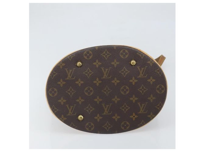 LOUIS VUITTON Borsa a Spalla Monogram Bucket GM M42236 LV Auth bs33062 Monogramma - vista 5