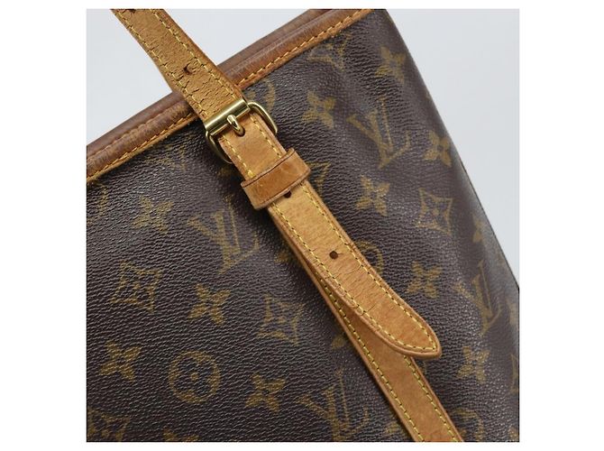 LOUIS VUITTON Borsa a Spalla Monogram Bucket GM M42236 LV Auth bs33062 Monogramma - vista 9