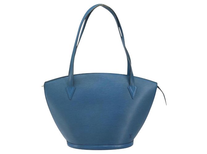 LOUIS VUITTON Borsa a Spalla Epi Saint Jacques Blu M52275 Auth ep13153 - vista 13