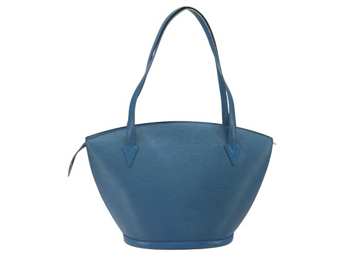 LOUIS VUITTON Borsa a Spalla Epi Saint Jacques Blu M52275 Auth ep13153 - vista 2