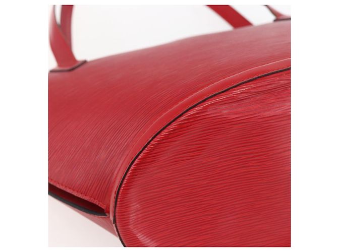 LOUIS VUITTON Borsa a Spalla Epi Saint Jacques Rossa M52277 LV Auth 169112 Rosso - vista 14