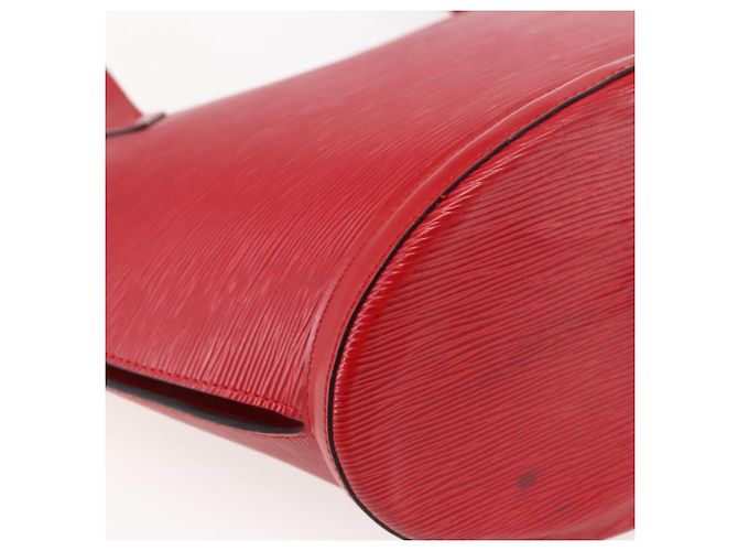 LOUIS VUITTON Borsa a Spalla Epi Saint Jacques Rossa M52277 LV Auth 169112 Rosso - vista 16