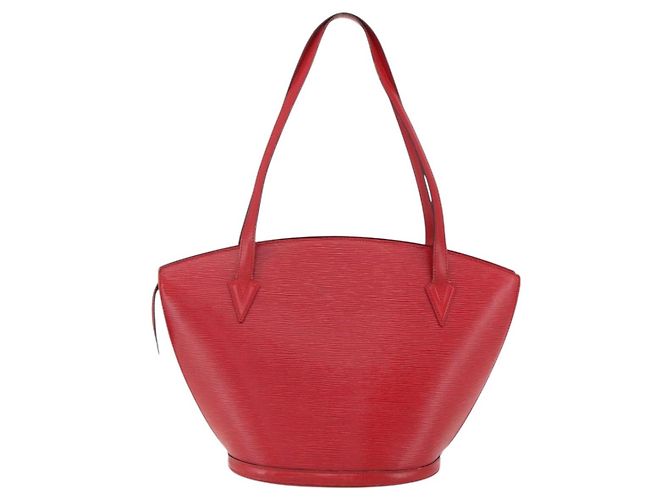 LOUIS VUITTON Borsa a Spalla Epi Saint Jacques Rossa M52277 LV Auth 169112 Rosso - vista 2