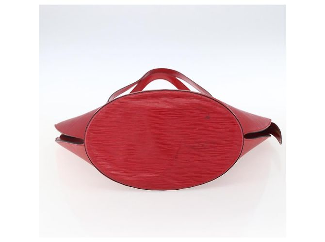 LOUIS VUITTON Borsa a Spalla Epi Saint Jacques Rossa M52277 LV Auth 169112 Rosso - vista 5