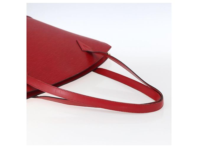 LOUIS VUITTON Borsa a Spalla Epi Saint Jacques Rossa M52277 LV Auth 169112 Rosso - vista 7