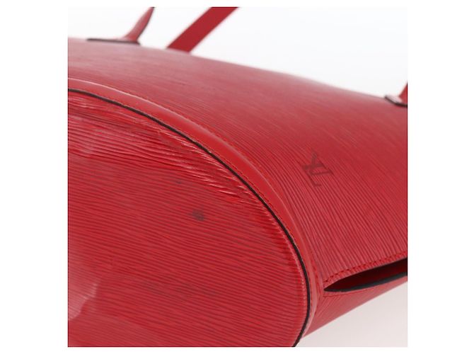 LOUIS VUITTON Borsa a Spalla Epi Saint Jacques Rossa M52277 LV Auth 169112 Rosso - vista 9