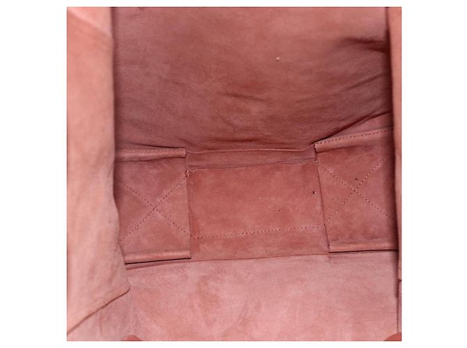 Céline Borsa Tote in Pelle Rosa Oro Auth ep13177 D'oro - vista 10
