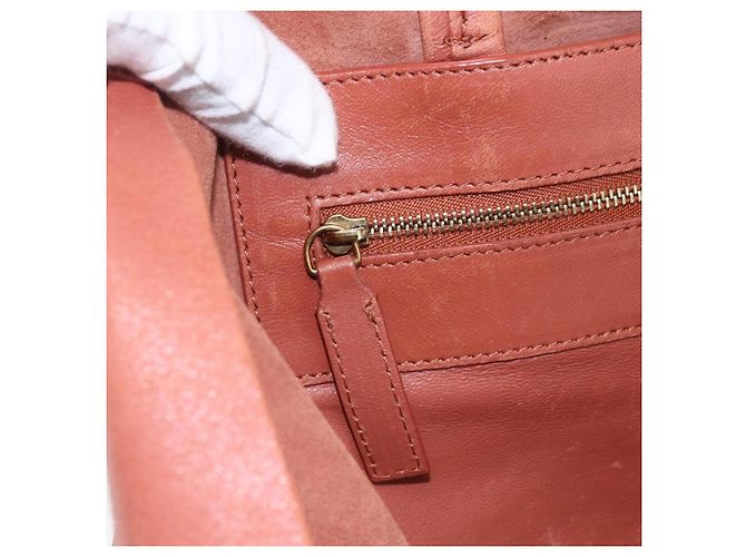 Céline Borsa Tote in Pelle Rosa Oro Auth ep13177 D'oro - vista 18