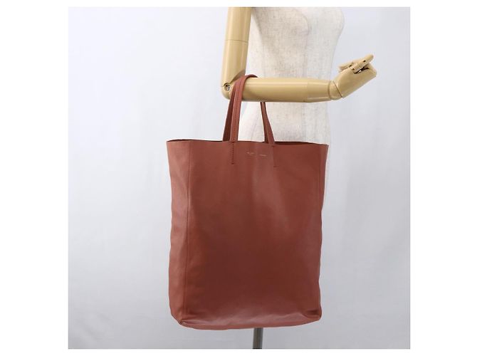 Céline Borsa Tote in Pelle Rosa Oro Auth ep13177 D'oro - vista 21