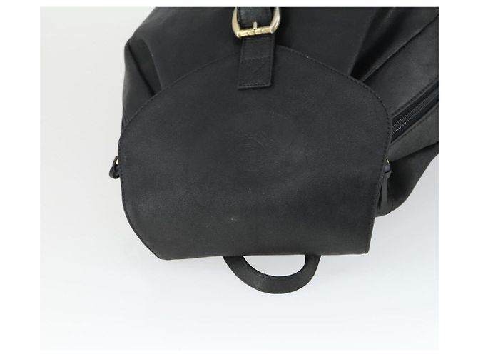 Zaino in pelle nera e oro Gianni Versace Auth bs32654 Nero D'oro - vista 6