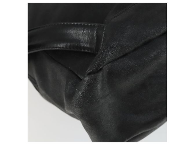 Zaino in pelle nera e oro Gianni Versace Auth bs32654 Nero D'oro - vista 9