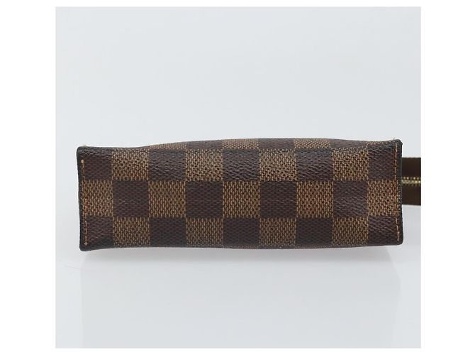 LOUIS VUITTON Poche Toilette 15 Damier Ebene N47548 Auth LV 170802V - vista 6